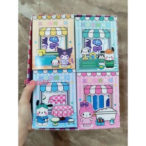Bộ Đồ Chơi Thủ Công Tương Tác Hình Dán Với Hoạt Động Kuromi Melody - Công Chúa - Doraemon Dễ Thương ( Giao Ngẫu Nhiên)