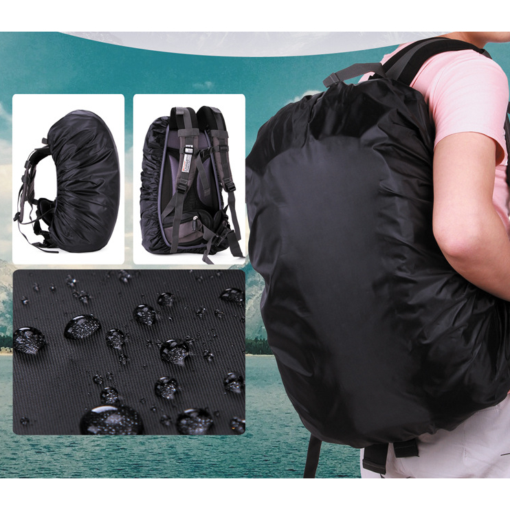 Túi bọc balo chống thấm nước áo mưa balo Túi trùm balo chống nước dành cho balo 45-60L