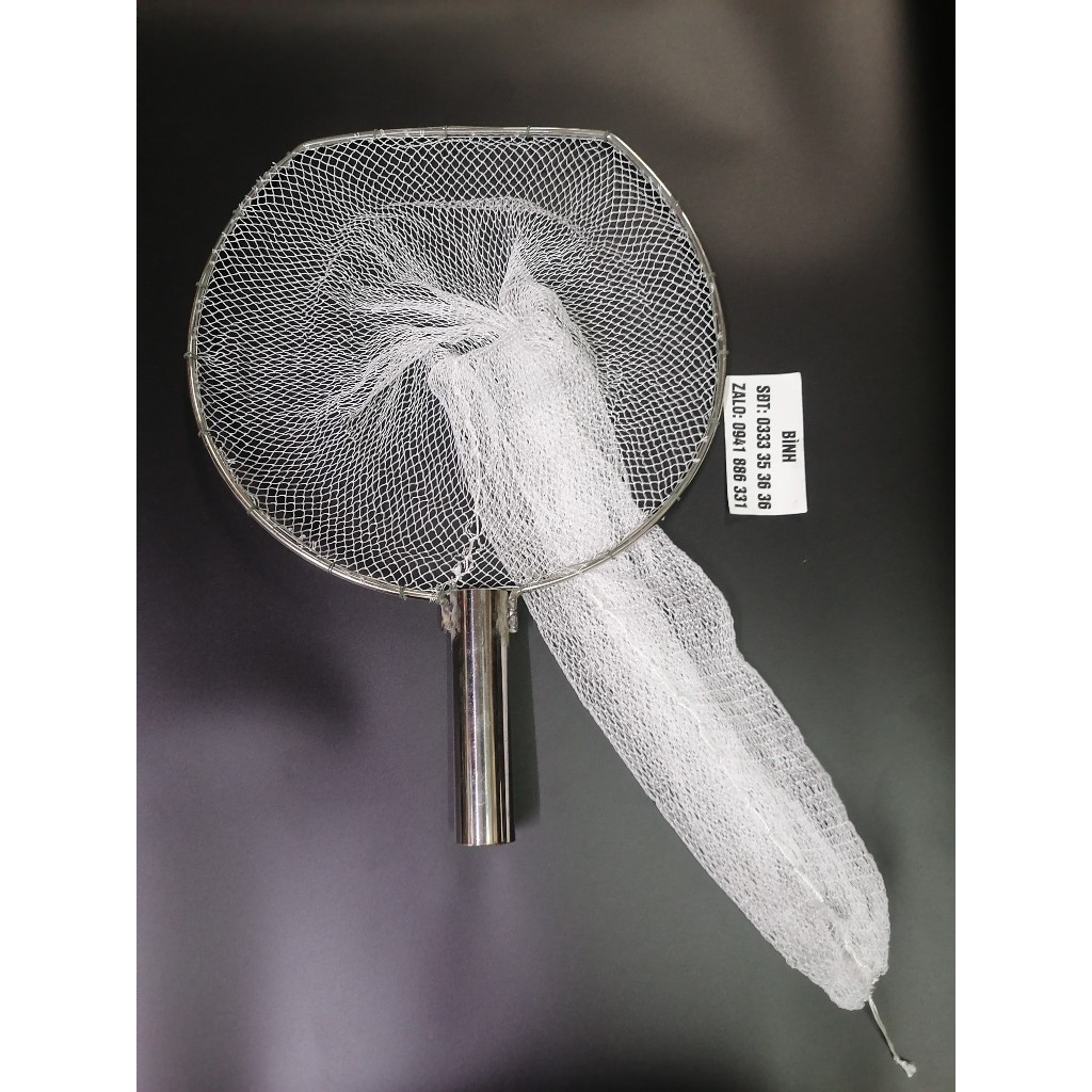 Vợt lưới vớt cá, INOX. ( 32x45cm Màu Trắng ) | Shopee Việt Nam