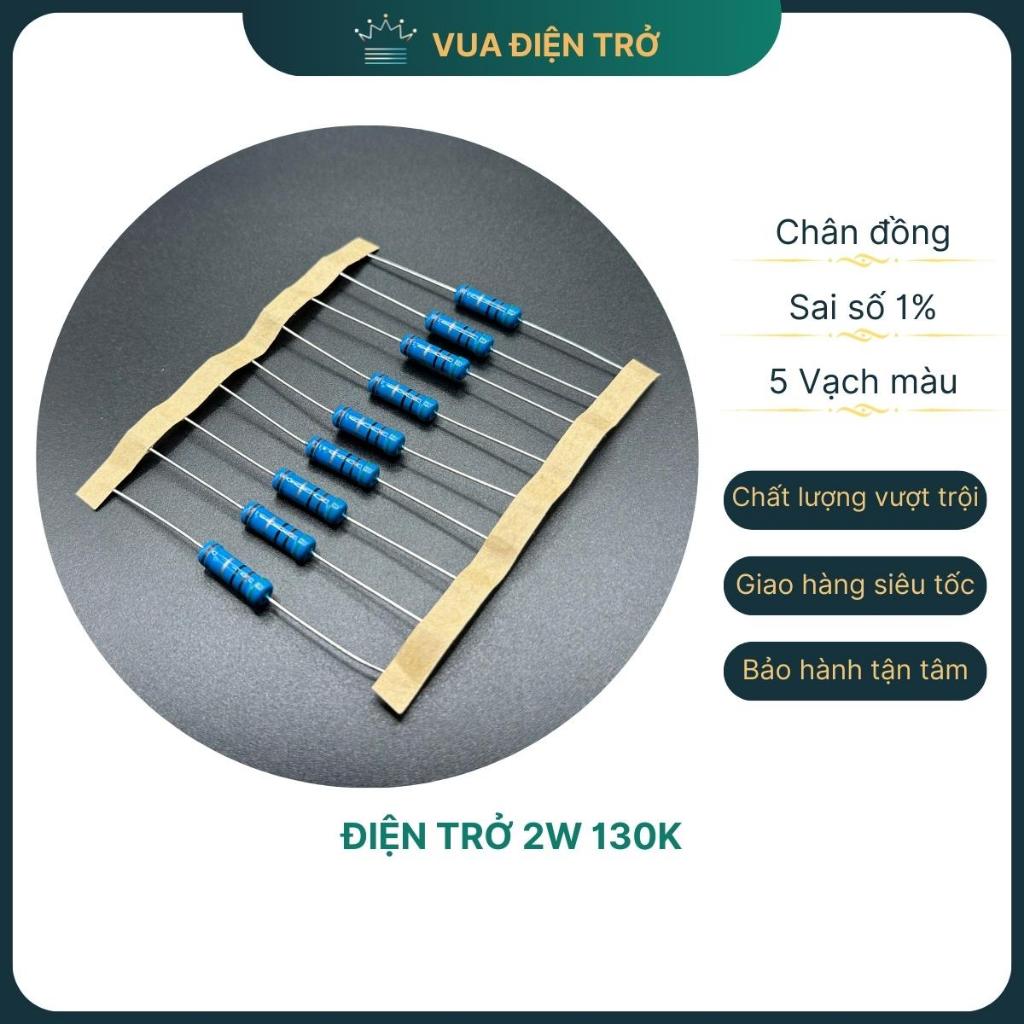 Điện trở 2W 130K 1% chân đồng ( túi 10 con) vua điện trở | Shopee Việt Nam