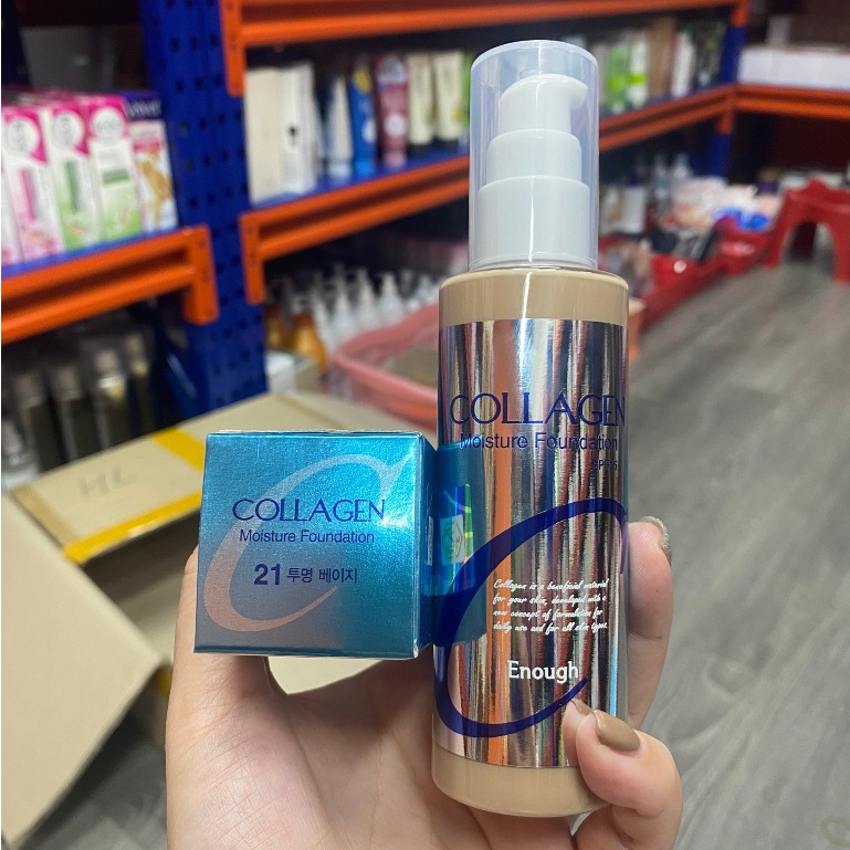 Bản mới- Bản Cũ - Kem nền COLLAGEN Enough Ultra X10 Cover up collagen ...