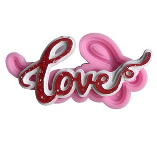 Khuôn chữ love silicon mẫu 2