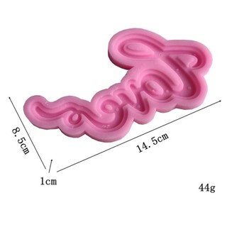 Khuôn chữ love silicon mẫu 2