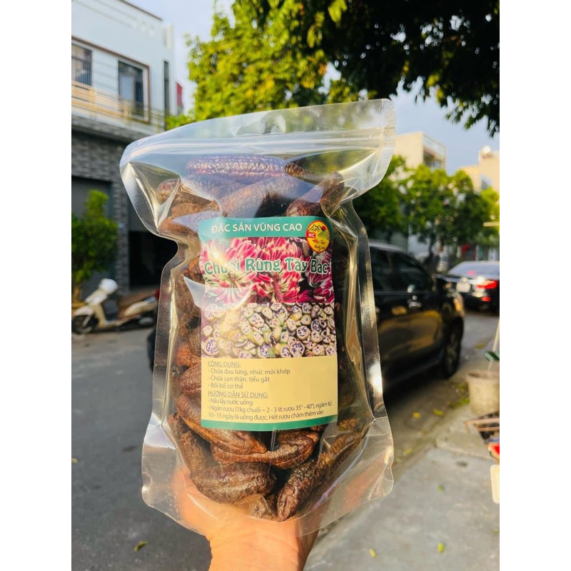 Chuối chín mật rừng Tây Bắc 1kg khô, thơm ngon, chuối chín cây sấy khô 1kg