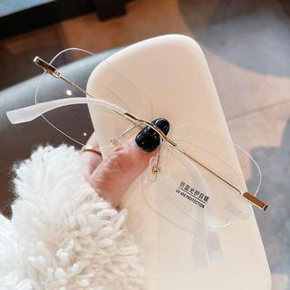 Kính không viền chống ánh sáng xanh và tia UV mắt kính không độ Hottrend 125
