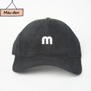 Mũ lưỡi trai, nón kết nam nữ thêu chữ chất liệu kaki thoáng mát thời trang Hàn Quốc đẹp giá rẻ