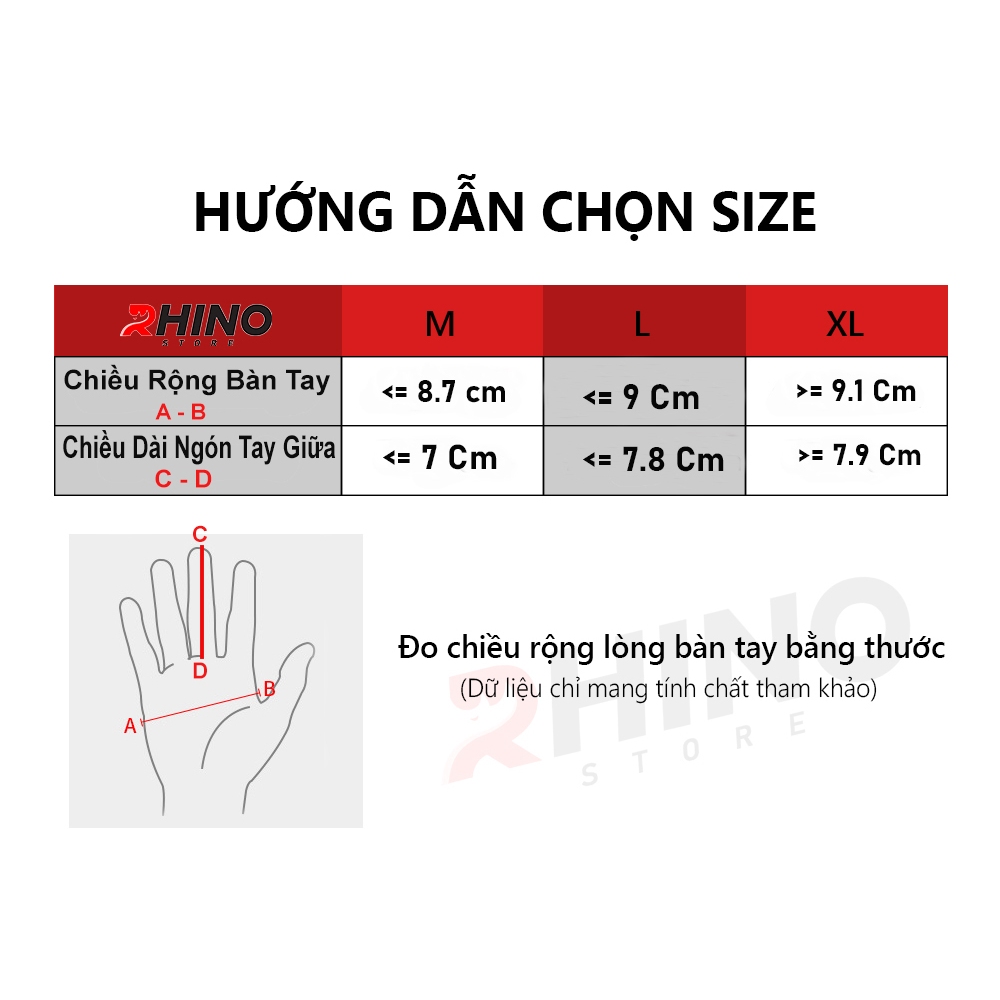 Ảnh Găng tay giữ ấm mùa đông chống gió, dày dặn Rhino G101 thể thao cảm ứng điện thoại 2