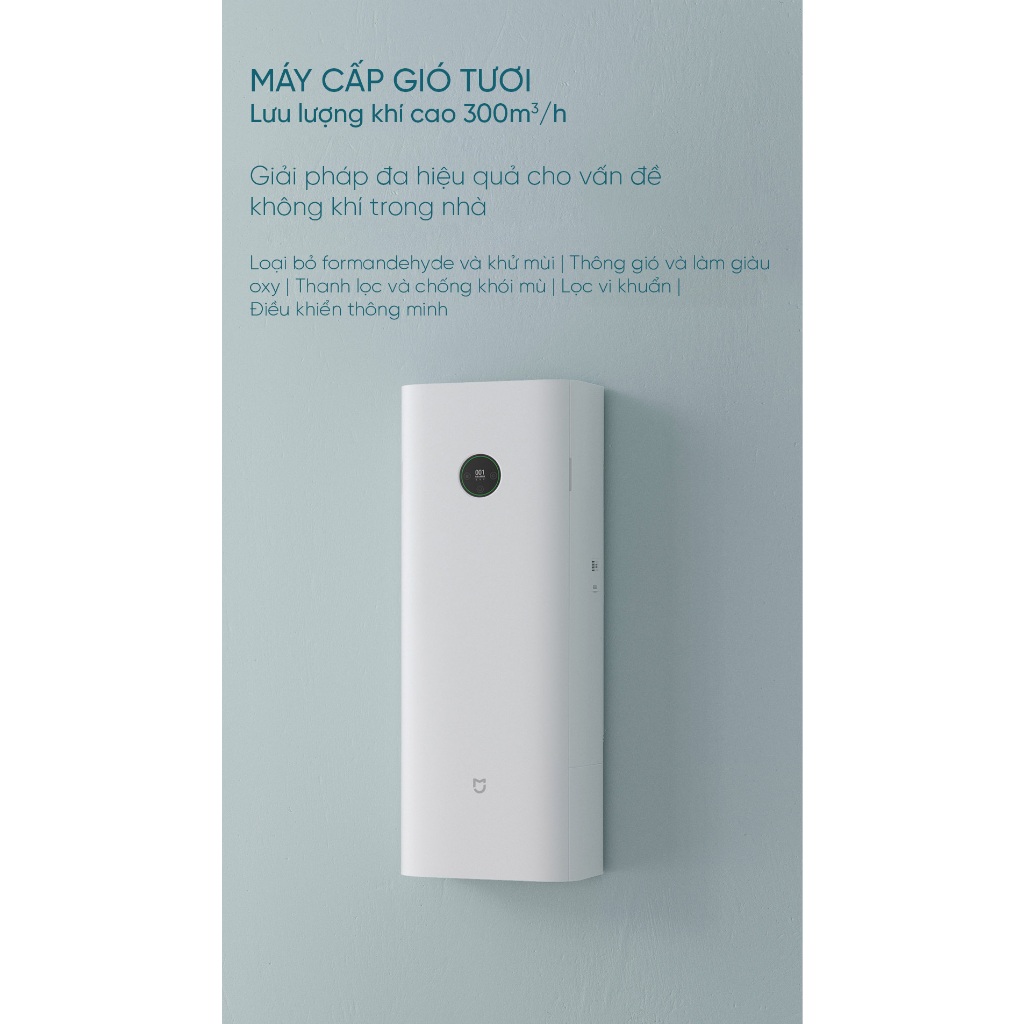 Máy cấp gió tươi 300m3/h Mijia MJXFJ-300-G1 | Shopee Việt Nam