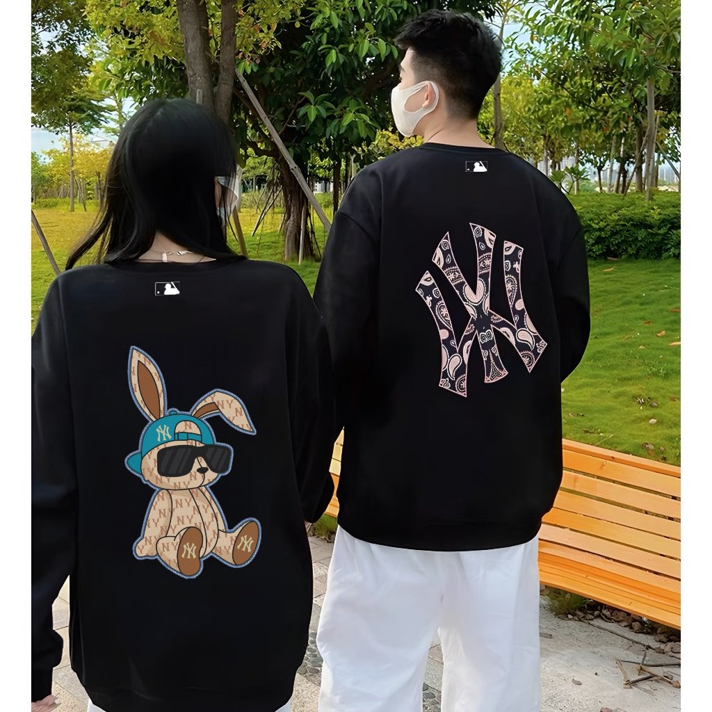 [Nỉ Chân Cua] Áo Sweater Thỏ NY Form Unisex Nhiều Màu Vải Nỉ Cao Cấp Unim Store - SW03