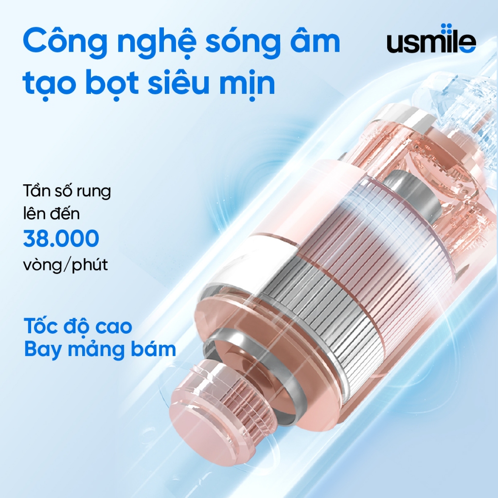 Ảnh Bàn chải điện sóng siêu âm usmile P4 - Bảo hành 12 tháng 1