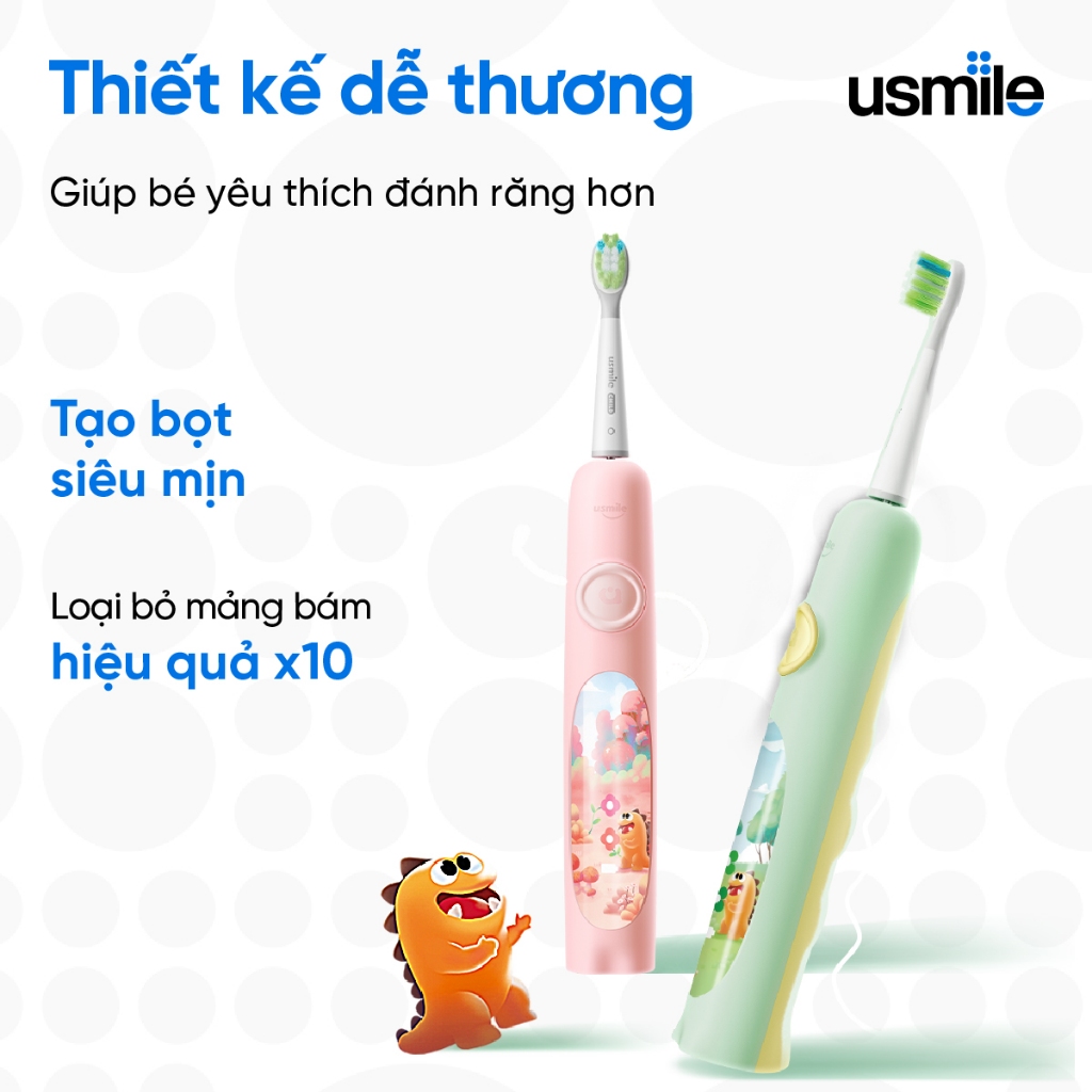 Ảnh Bàn chải điện sóng siêu âm usmile Q4 (dành cho trẻ em) - Bảo hành 12 tháng 3