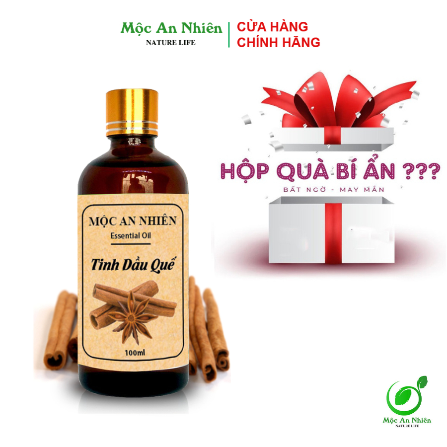 [100ml Kèm Quà Tặng] Tinh Dầu Quế Xông Thơm Phòng Mộc An Nhiên Khử Mùi Làm Thơm Phòng - Hình ảnh thực tế