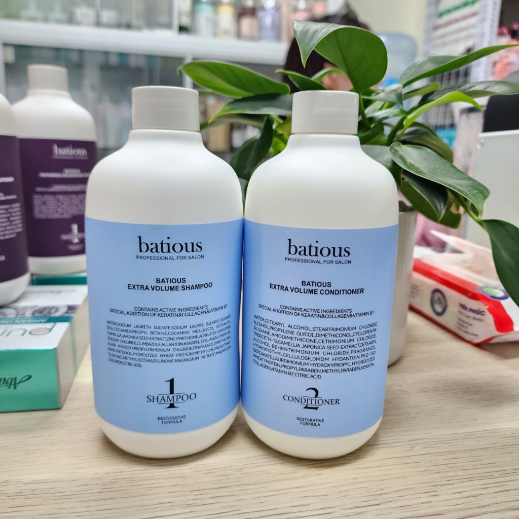 (TẶNG LƯỢC TẮM GỘI khi mua cả cặp) DẦU GỘI XẢ BATIOUS 500ML | Shopee ...