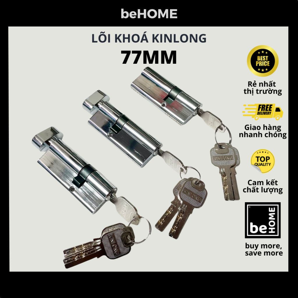 LÕI KHOÁ KINLONG DÀI 77mm - Tim khoá KinLong dùng cho khoá KinLong đơn ...