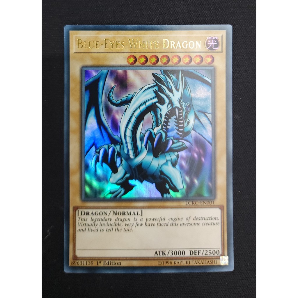 Thẻ Bài Yugioh Blue Eyes White Dragon LCKCEN001 1st Ultra Rare Shopee Việt Nam