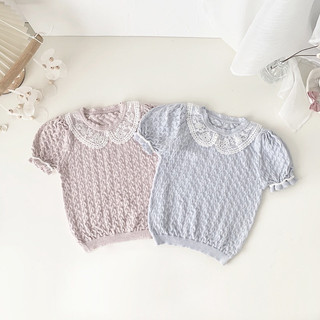 𝐀𝐩𝐫𝐢𝐥 𝐛𝐞́𝐛𝐞́ - Cutemily Tổng hợp Áo len mỏng thu hè thoáng mát cho bé gái màu pastel đáng yêu