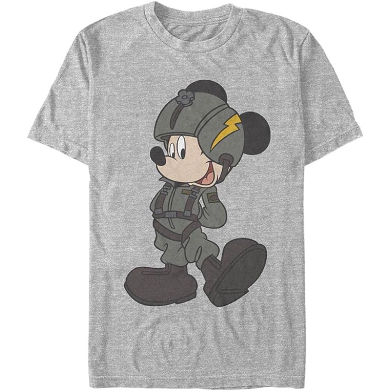 Đầm Thun Disney Chuột Mickey Winnie The Pooh Gấu Bambi Peter Pan Tiên Nữ  Vịt Daisy Dumbo Hoạt Hình In Nữ Thun Cotton áo Sơ Mi Nam / Ngọn Thun