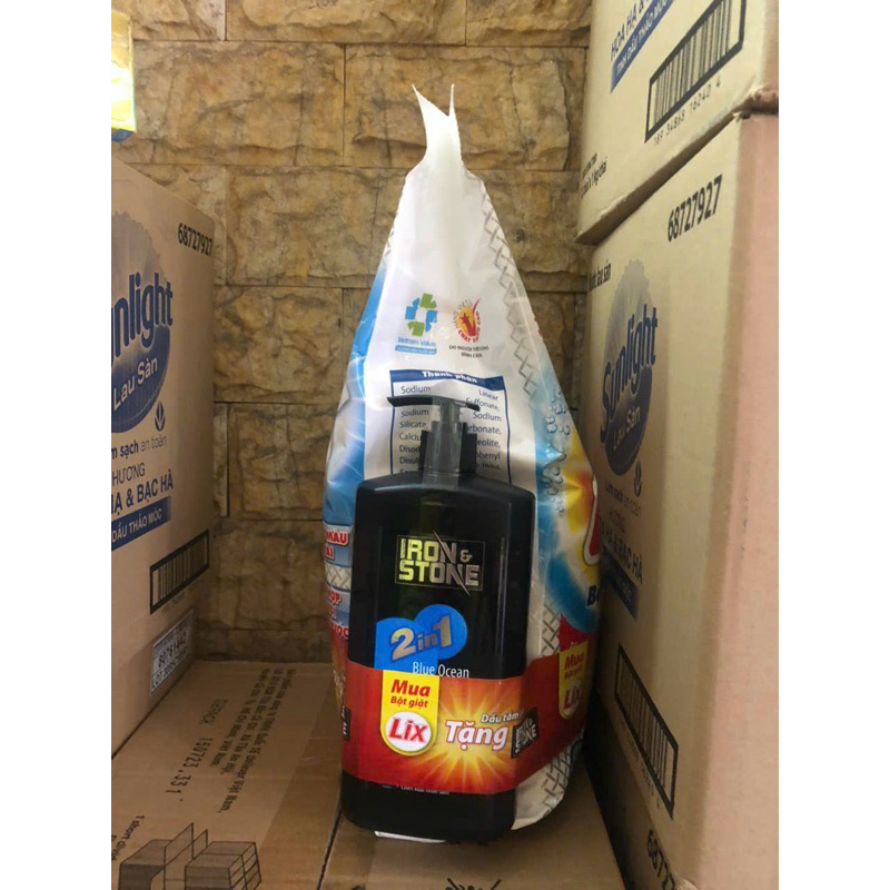 Bột giặt Lix 5.5kg / 2.4kg hương nước hoa tặng rửa chén tùy theo mỗi đợt nhập hàng - LIXBG