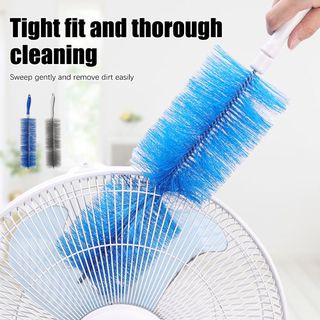 Chổi vệ sinh quạt, dụng cụ vệ sinh quạt, phủi bụi vệ sinh bàn phím lau khe hẹp cửa sổ tiện lợi #A211