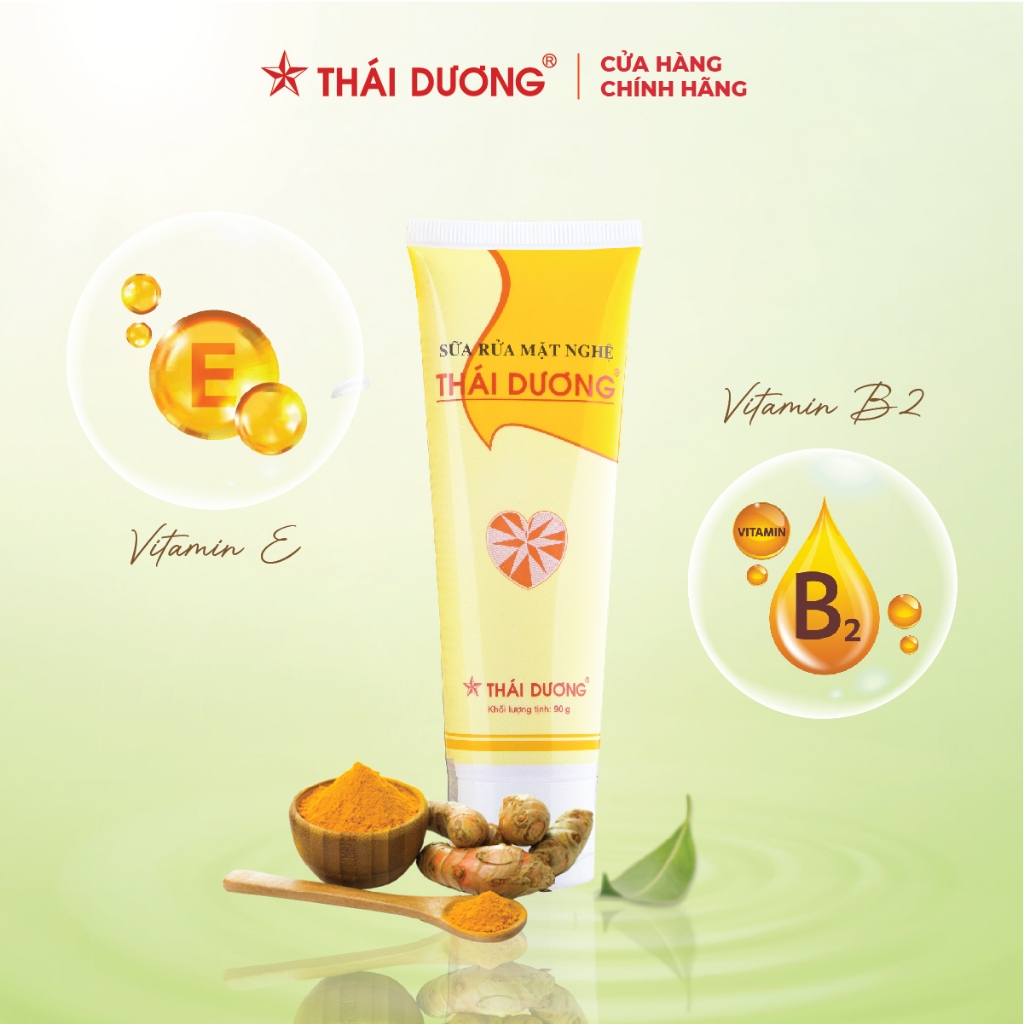 Ảnh Sữa rửa mặt nghệ sạch mụn, ngừa vết thâm Thái Dương 90g - Sao Thái Dương 3