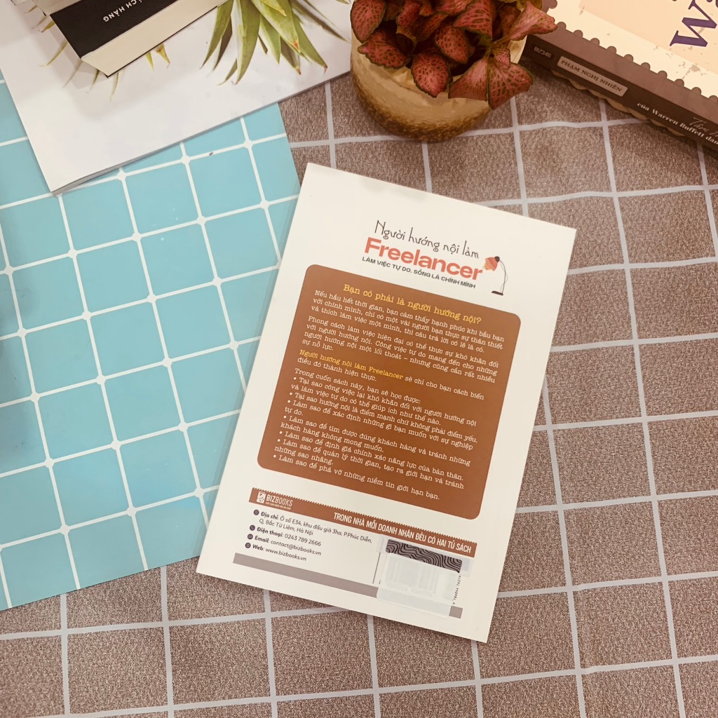 Sách Người Hướng Nội Làm Freelancer: Làm Việc Tự Do, Sống Là Chính Mình - Bizbooks