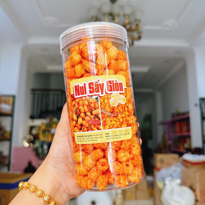 Nui Sen Sấy Bơ Cay Phô Mai - Hộp pet 300gr