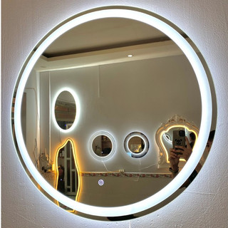 Gương Led Tròn Treo Tường Cảm Ứng Cao Cấp, Gương Phòng Tắm, Bàn Trang Điểm Phòng Ngủ, Cảm Ứng Tắt Mở DIAMOND MIRROR