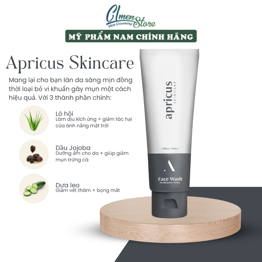 Sữa Rửa Mặt Apricus Face Wash – 100ml | Shopee Việt Nam
