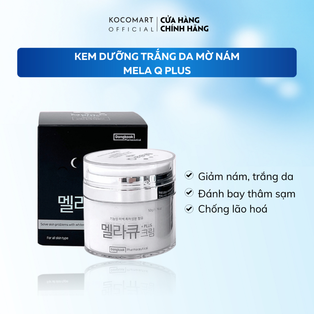Kem Nám Dr.MH Mela Q Plus Cream Hàn Quốc, giúp ngăn ngừa nám tàn nhang