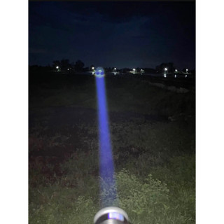 Đèn pin cầm tay siêu sáng RAY BOW 1122 chiếu xa 500 m có ZOOM xa gần chống nước , sạc ngược cho điện thoai L