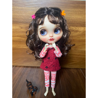 Set 3 món đồ bộ kèm váy đỏ size blythe,xinyi,barbie