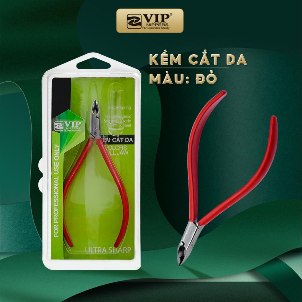 Kềm Cắt Da Colors Thép Chuyên Dụng VIP (Mang Vuông, Mang Bán Nguyệt)