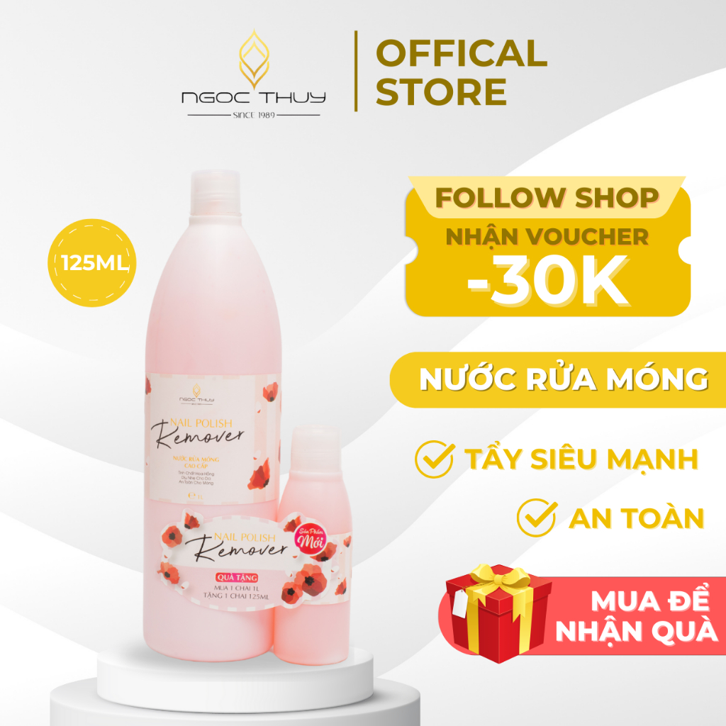 COMBO Sơn Móng Tay Gel Lạnh Không Hơ Máy Ahever - Ngọc Thuỷ Nail - Tặng Kèm Quà