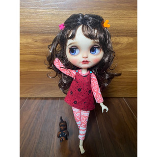 Set 3 món đồ bộ kèm váy đỏ size blythe,xinyi,barbie