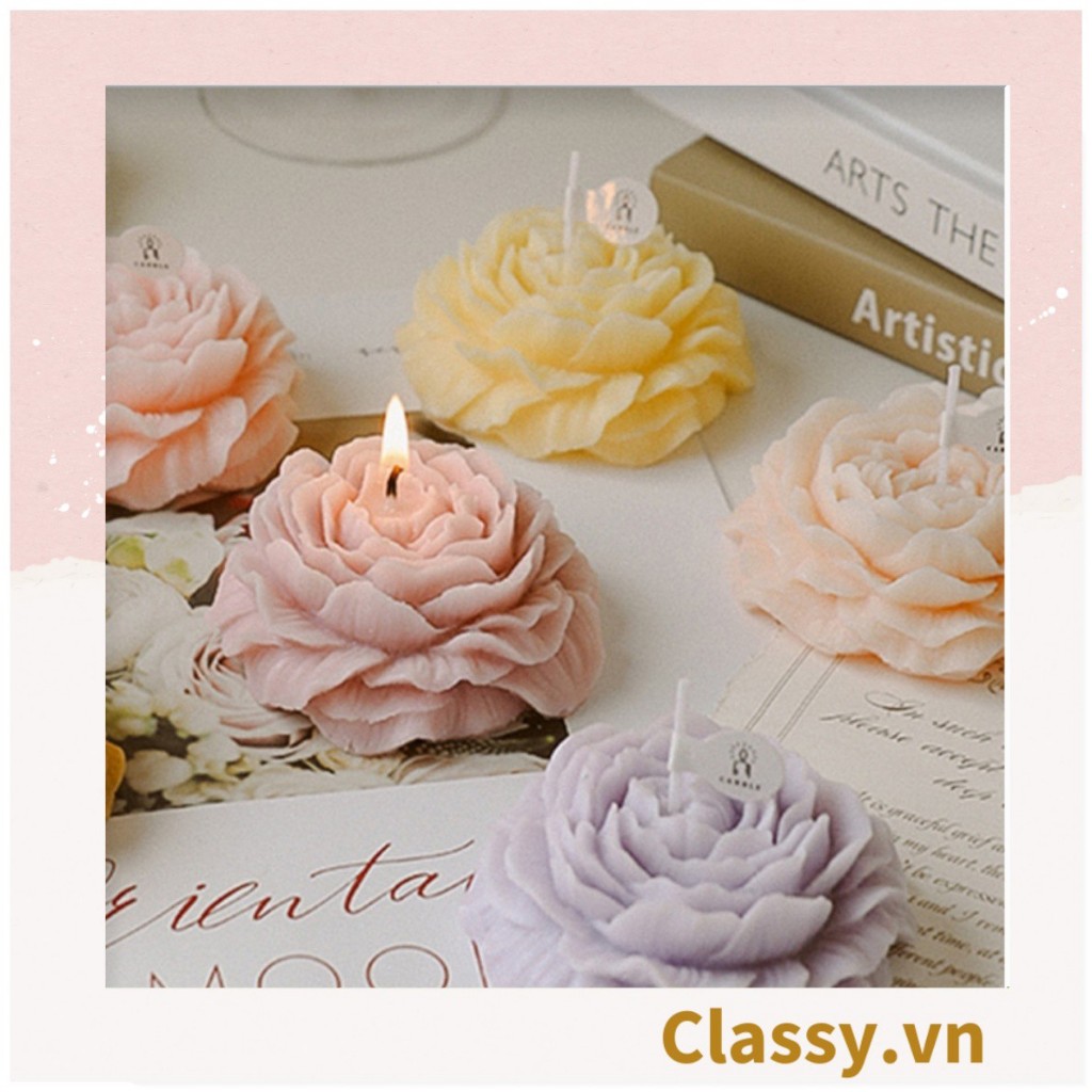 Nến thơm Classy thư giãn nhiều kiểu dáng, phù hợp làm đồ decor phòng ...