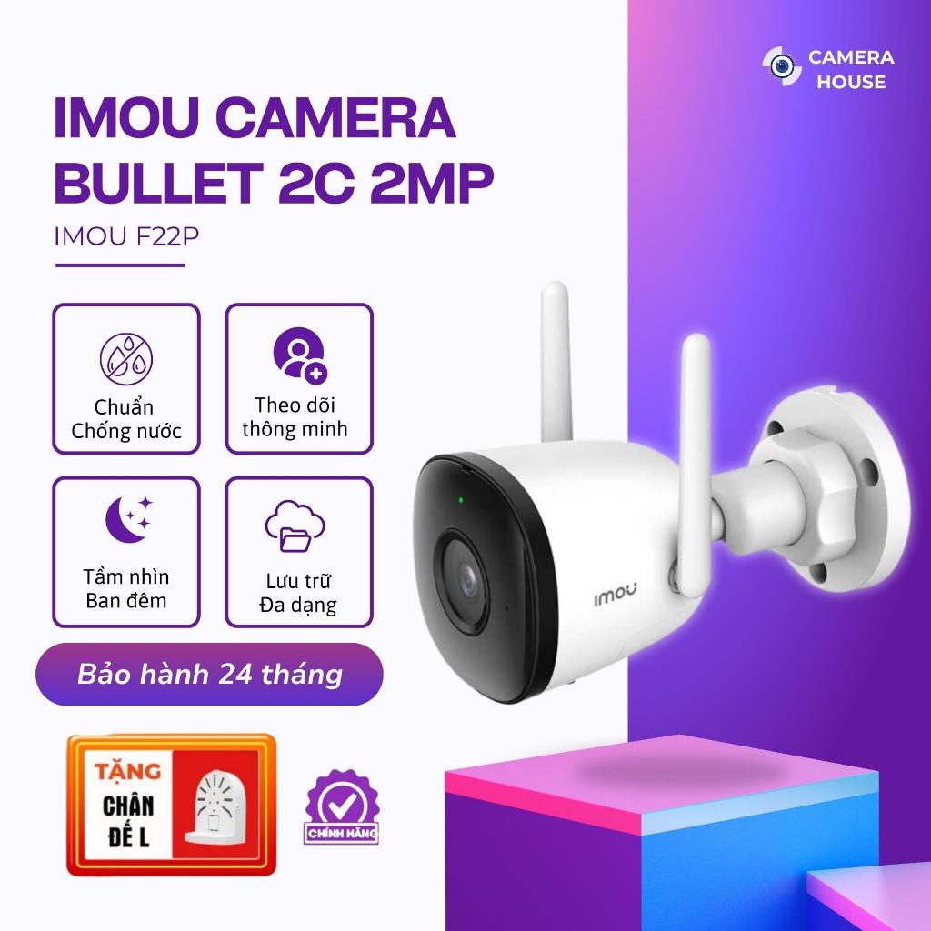 Camera WIFI IMOU Bullet 2C [IPCF22P] 2MP FullHD Có Màu Ban Đêm