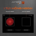 Bếp từ hồng ngoại đôi JUNGER JG MTD-18 4800W, Nấu Siêu Nhanh, Cân Mọi Loại Nồi Chảo, Shop Chính Hãng, Bảo Hành 36 Tháng — ảnh 5