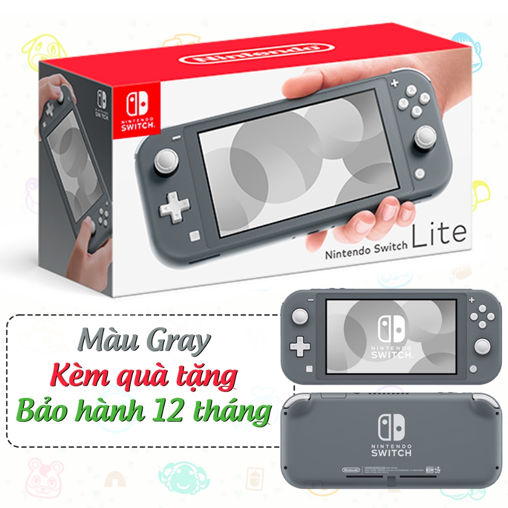Máy Nintendo Switch Lite Màu Gray, bảo hành 12 tháng kèm quà