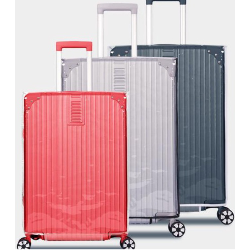 Vỏ bọc vali trong suốt viền đen ( nhiều size)