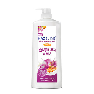 Sữa tắm dưỡng thể thiên nhiên trắng sáng da Hazeline 1kg