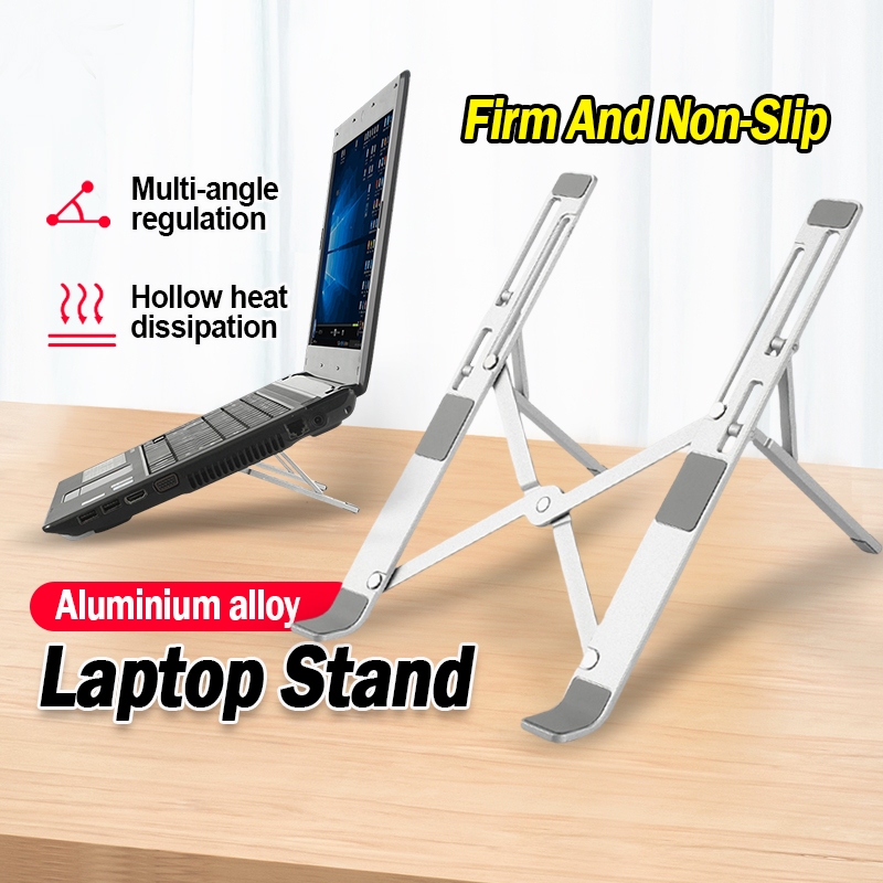 Giá đỡ Laptop, Giá đỡ tản nhiệt máy tính, Gia kê MacBook, kệ đỡ máy tính tản nhiệt, gấp gọn, chất liệu nhôm cao cấp