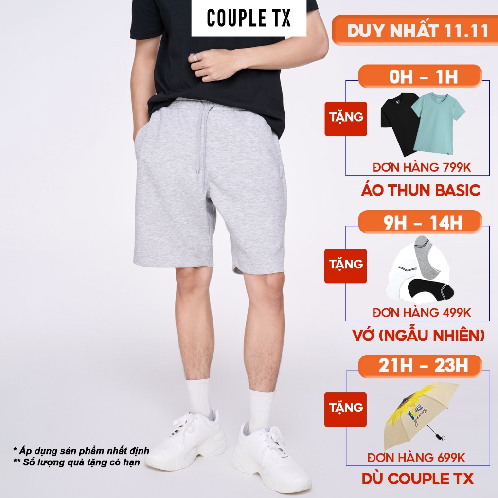 Quần Short Thun Nam Couple TX Vải 2 Da Airlayer MSR 1032