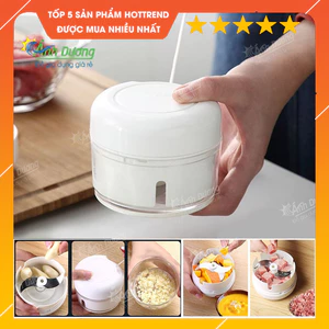 Máy xay tỏi ớt cầm tay mini đa năng xay hành tỏi ớt rau củ tiện lợi