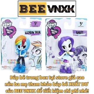 Búp bê My Little Pony cao 7cm xuất dư chính hãng HASBRO (khách chọn mẫu) - Tặng shopkins