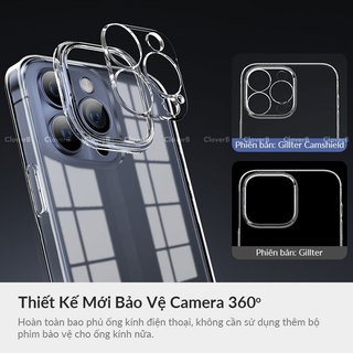 Ốp Lưng Siêu Mỏng Memumi Cho iPhone 17 Pro Max Trong Suốt Bọc Camera