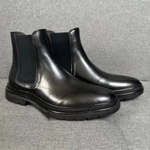 Giày Chelsea Boots Đế Cao Da Thật Kiểu Giày Tây Nam Công Sở Cao Câp, Giày Boot Nam Làm Từ Da Bò Nappa Đế Cao Su Đúc Tăng — ảnh 5