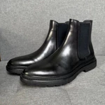 Giày Chelsea Boots Đế Cao Da Thật Kiểu Giày Tây Nam Công Sở Cao Câp, Giày Boot Nam Làm Từ Da Bò Nappa Đế Cao Su Đúc Tăng — ảnh 2