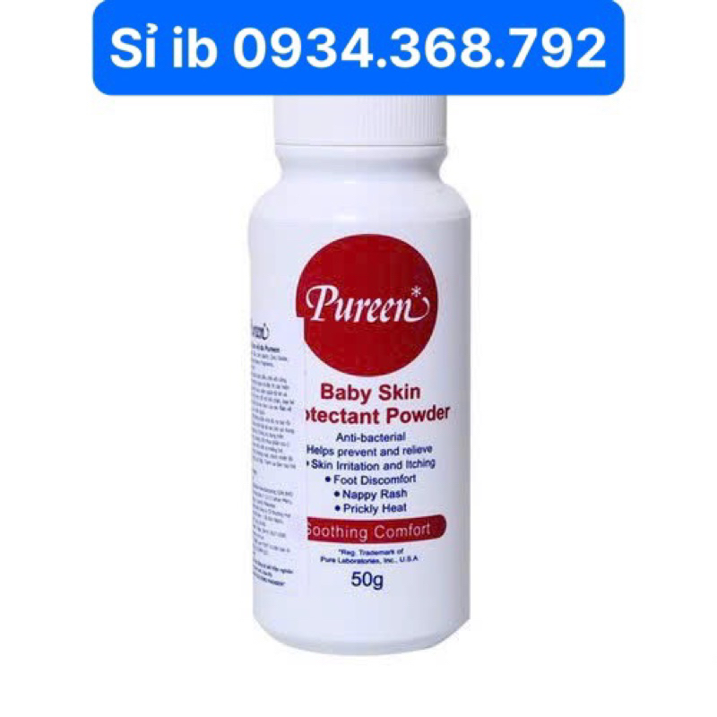 Phấn Rôm Pureen Phấn Cho Bé Sơ Sinh và Người Lớn (50g) | Shopee Việt Nam