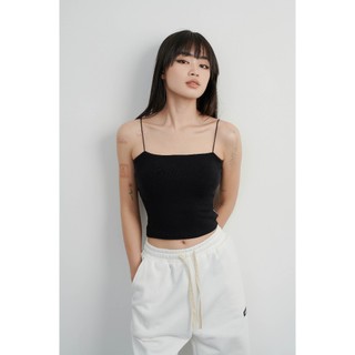 THEKIM Áo croptop 2 dây ( mút ngực tháo rời ) cao cấp , áo hai dây sợi bún 100% cotton có đệm mút  A107