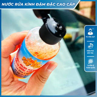 Chai nước rửa kính ô tô đậm đặc KING WASH 100ml dùng được 7 lần